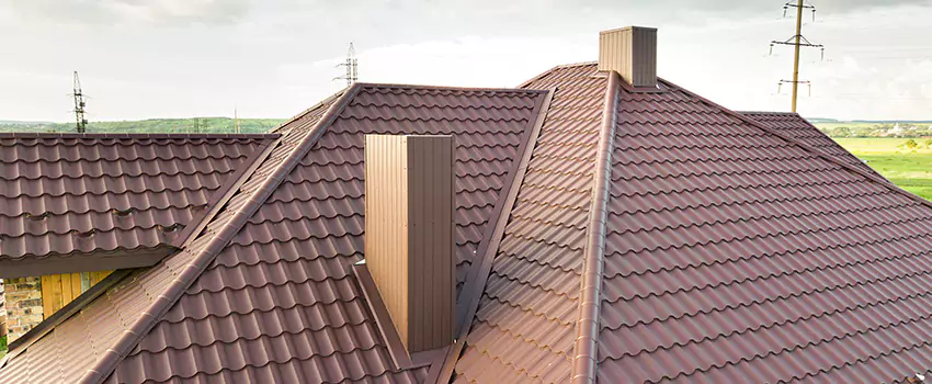 Residential Chimney Flashing Restoration in New Bedford, MA