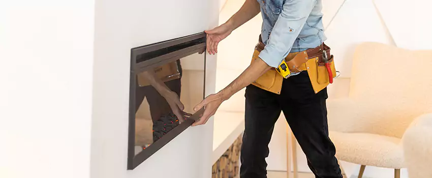 Metal Fireplace Installation in New Bedford, Massachusetts