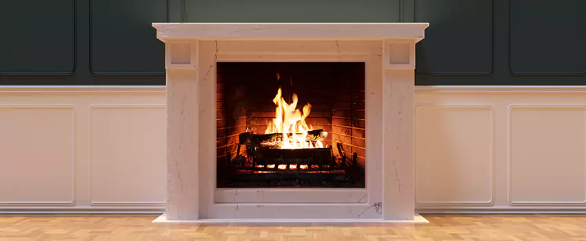 Open Flame Wood-Burning Fireplace Installation Services in New Bedford, Massachusetts