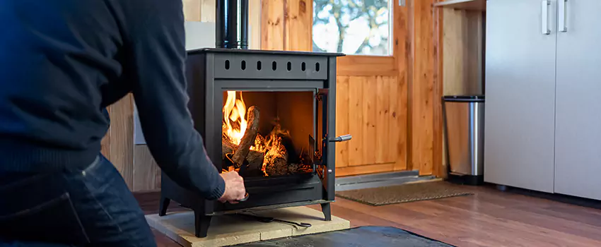 Open Hearth Wood Fireplace Installation in New Bedford, MA