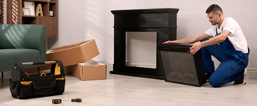 Old Rusted Metal Fireplace Repair And Replacement in New Bedford, MA